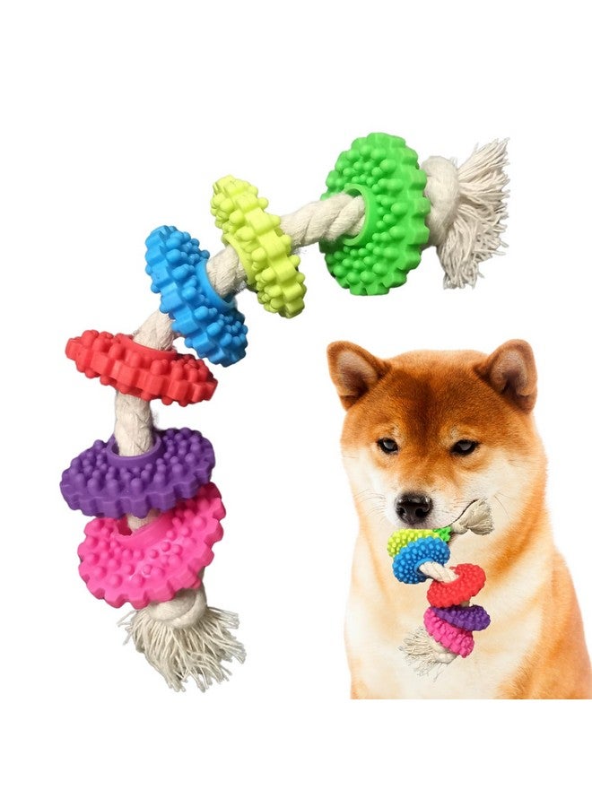 Western Era Tough Rope Rubber Chew Toy: Long-Lasting Entertainment And Dental Care For Dogs, Promotes Healthy Play And Keeps Your Pet Engaged And Happy - Image 1