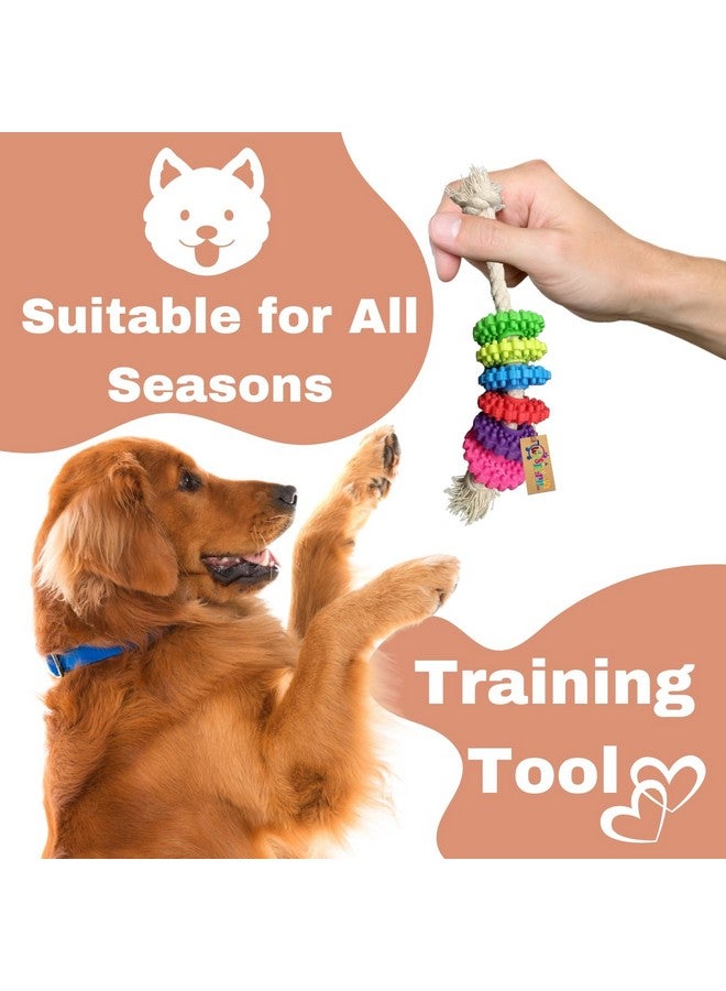 Western Era Tough Rope Rubber Chew Toy: Long-Lasting Entertainment And Dental Care For Dogs, Promotes Healthy Play And Keeps Your Pet Engaged And Happy - Image 2