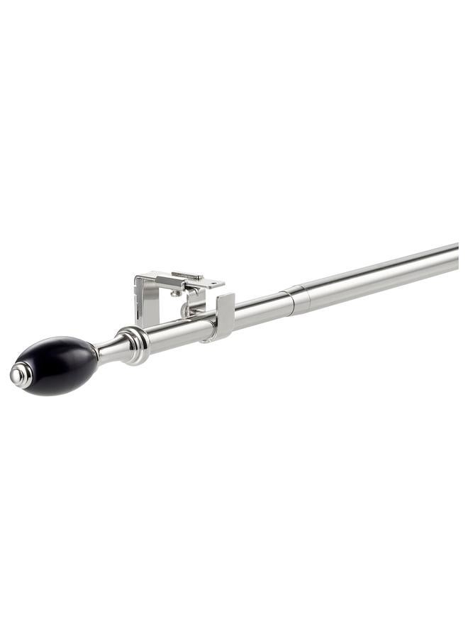 Zaboon Curtain rod set, silver-colour, 120-210 cm 19 mm - Image 1