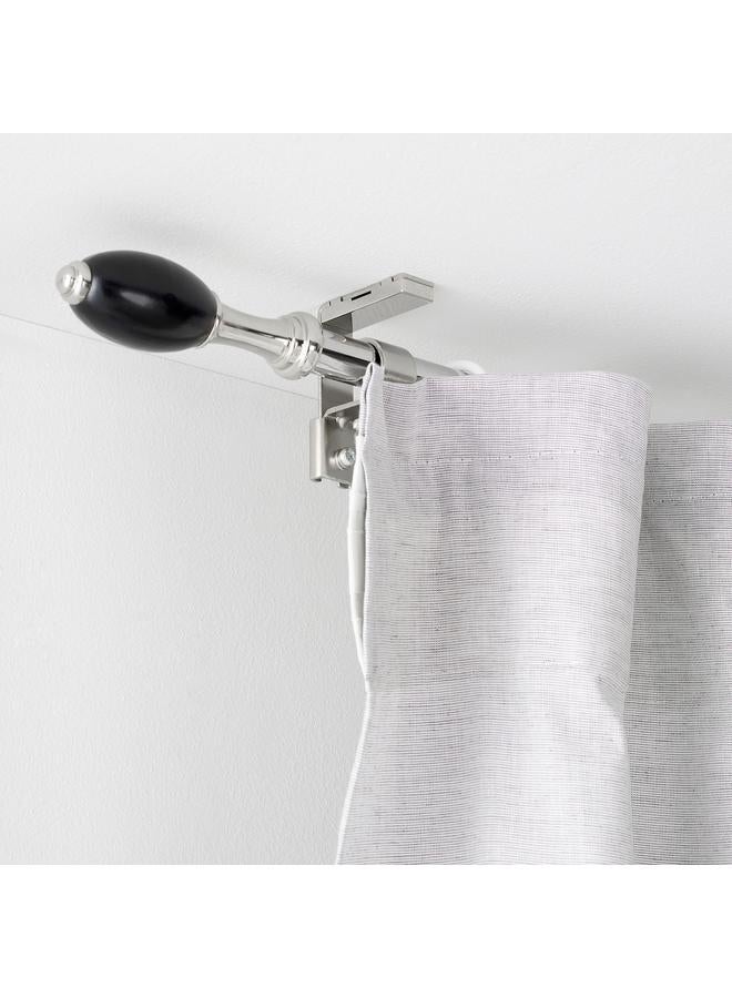 Zaboon Curtain rod set, silver-colour, 120-210 cm 19 mm - Image 4