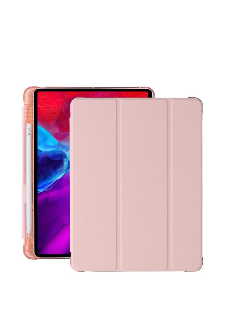 Loquat Protective Case With Pen Slot For Pink iPad