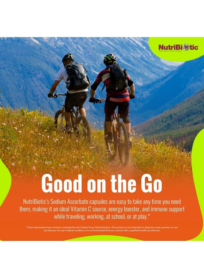 NutriBiotic - Sodium Ascorbate Buffered Vitamin C Capsules, 100 Ct | Vegan, Non-Acidic & Easier on Digestion Than Ascorbic Acid | Essential Immune Support & Antioxidant Supplement | Gluten & GMO Free - Image 3