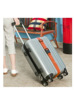KASTWAVE Luggage Straps Suitcase Belts Wide Adjustable Packing Straps Travel Accessories, Suitcase Belts, Packing Straps Travel Belts Accessories for Business Traveling Packing, 2 PCS 74 x 2 Inch Orange  - Image 3