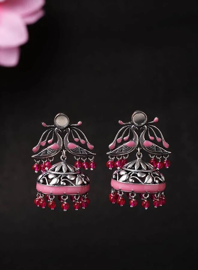 VOYLLA Rangabati Birds Motif Earrings