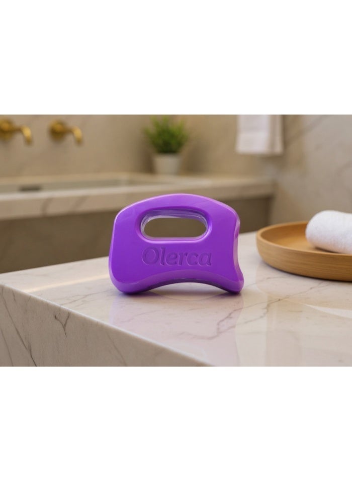 Olerca Lavender Massage Soap Package with Massage Tool & Suction Cup Holder – Relaxing Body Massage Soap for Skin Care, Spa Bath, Muscle Recovery & Shower Relaxation - Image 4