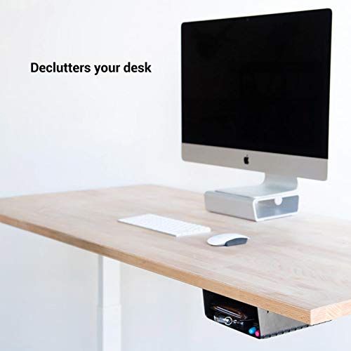 Elevation Lab Elevation Shelf (2 Pack) - The Original Under Desk Storage Shelf/ Organizer | for Adjustable Stand Up Desks, Workstations, Gaming, Desk Accessories - Image 2