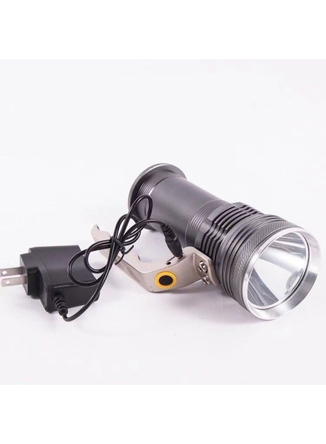 Strong Flashlight Charging High-power Long-range Ultra-bright Emergency Searchlight Multi-functional Outdoor Portable Miner's Lamp For Home Use-Color:Single (no Battery, No Charger)  - Image 3