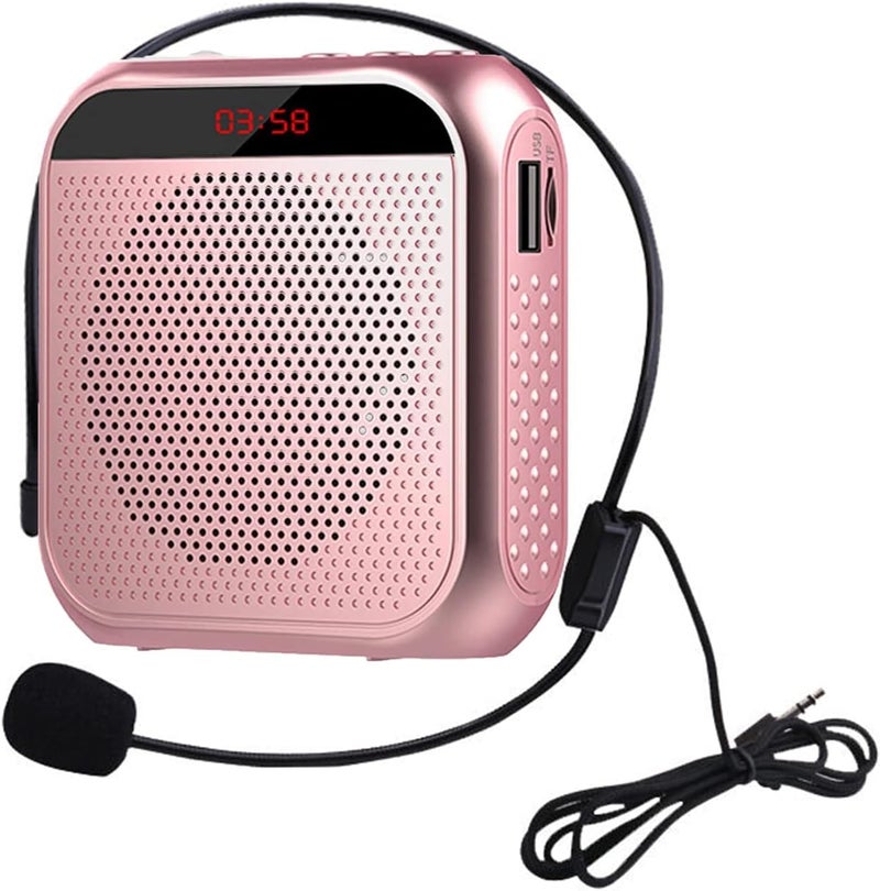 kh Mini Voice Amplifier Portable Rechargeable Bluetooth Speaker with Wired Headset Mic, PA System Personal Voice Amplifier for Teachers, Guides, Trainer - Image 3