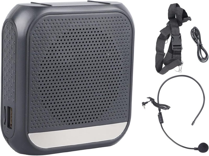 kh Mini Voice Amplifier Portable Rechargeable Bluetooth Speaker with Wired Headset Mic, PA System Personal Voice Amplifier for Teachers, Guides, Trainer - Image 2