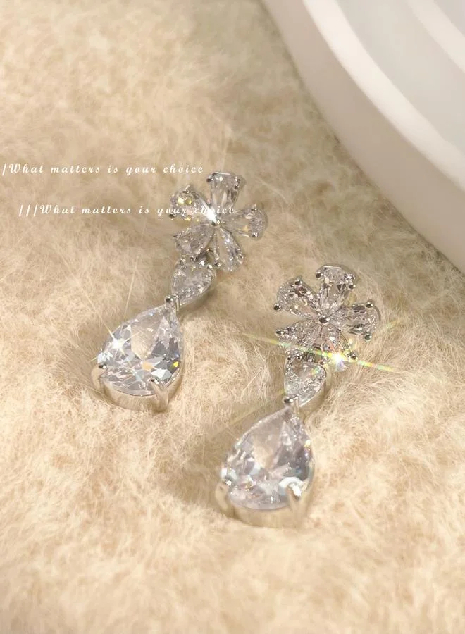 Take Two  Flower Dangle Earrings for Women | Best Price UAE