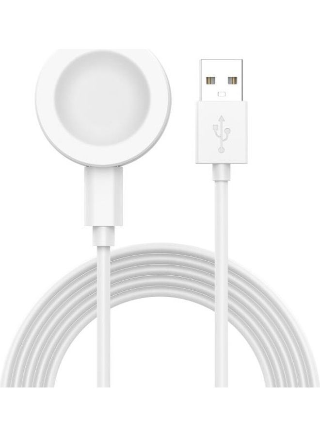 NIBEMINENT USB Magnetic Charging Cable For Huawei Watch GT 2 Pro / ECG White - Image 1