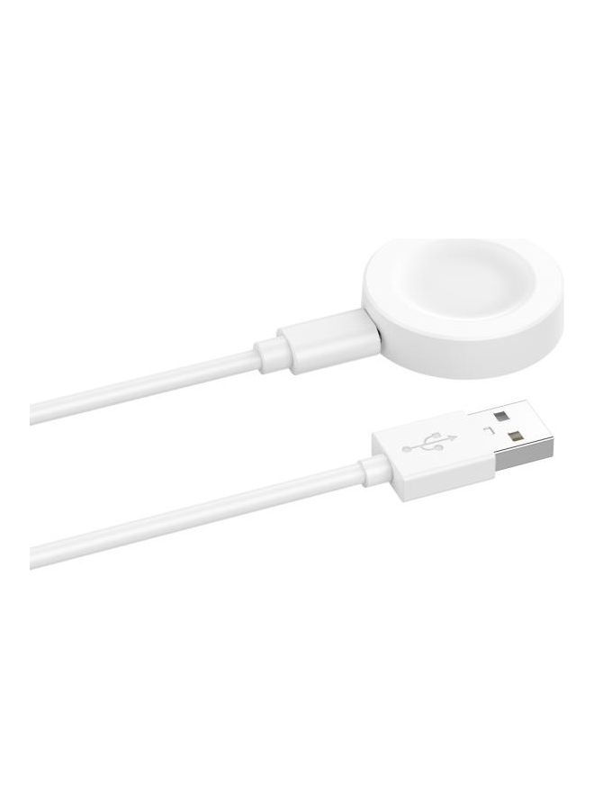 NIBEMINENT USB Magnetic Charging Cable For Huawei Watch GT 2 Pro / ECG White - Image 4
