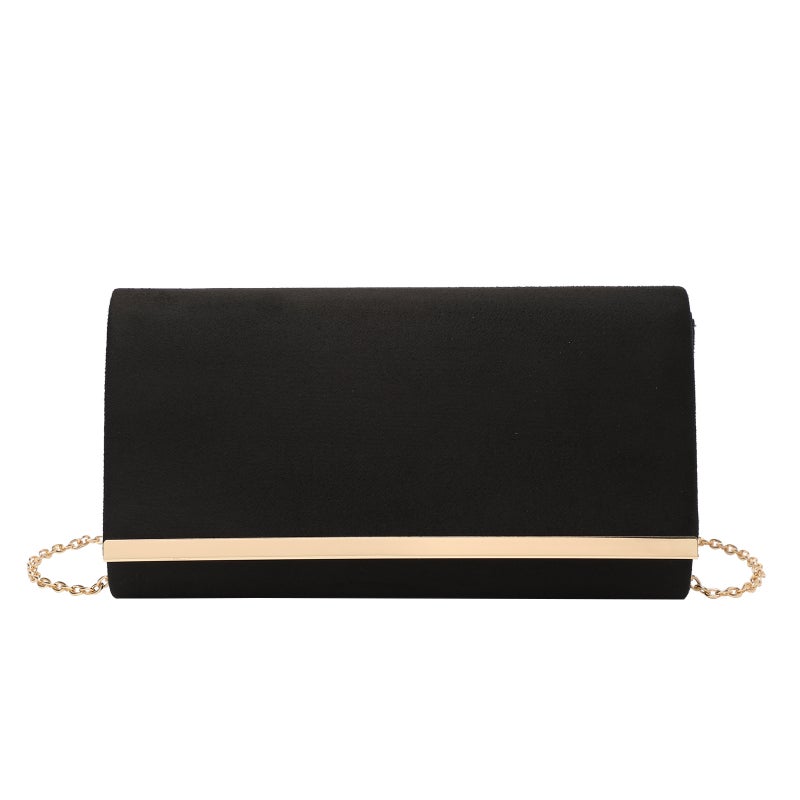 2023 New Women'S Evening Bag Metal Simple Fashion Clutch Wedding Party Evening Bag Chain Bag - Image 2