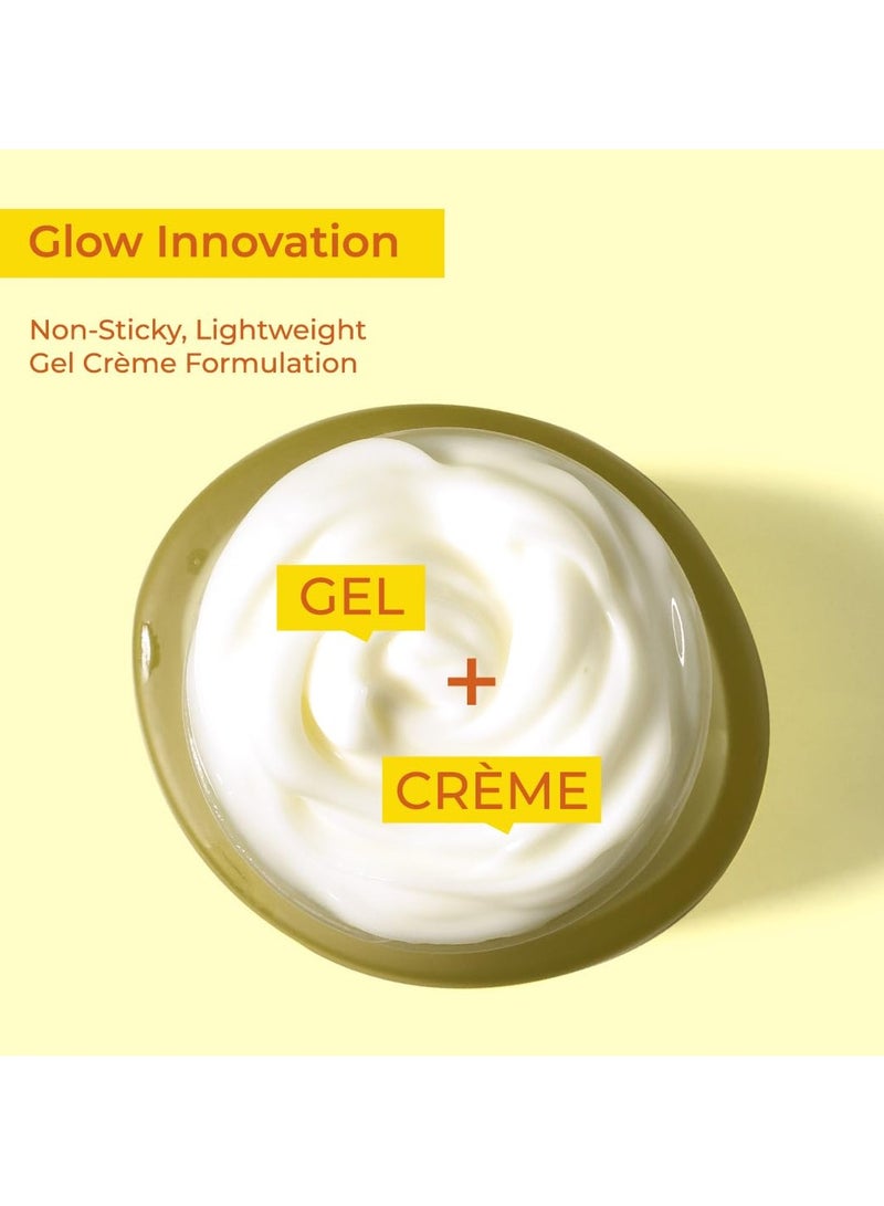 لوتس كريم جل فيتامين C جل وايت جلو من هيربلز | يقلل من البقع الداكنة | تركيبة جل + كريم فريدة من نوعها | 100 ضعف من فيتامين C - Image 4