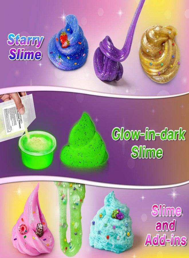 YOPINSAND DIY Slime Kit for Girls, Galaxy Confetti Slime Making Kit for Girls - Image 4
