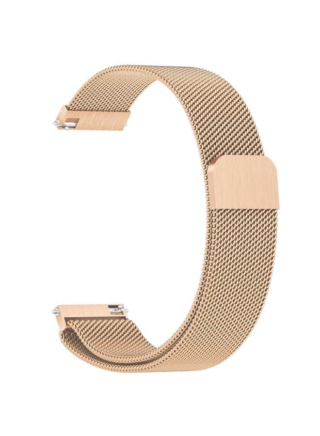 Vanjua 20mm Watch Band Quick Release Replacement Wristbands, Stainless Steel Metal Mesh Loop Adjustable Magnetic Replacement Straps Bands for Men Women - Image 1