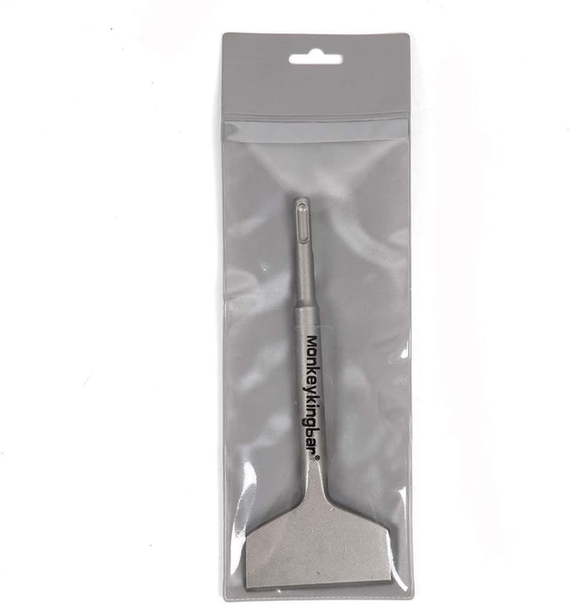 Monkey King Bar - 6.5" x 3" SDS Thinset Scraper & Tile Scraper Chisel - Works with SDS Plus Rotary & Demolition Hammers - Image 4