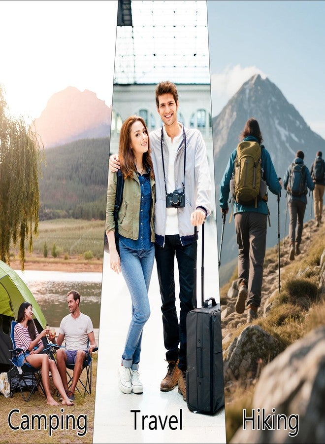 SAMIQU Travel Toothbrush Set - Portable Toothbrush with Built-in Toothpaste Container, Including 2 Including 2 Replaceable Head Soft Bristles,Foldable Design for Camping,Vacation and Business Trip - Image 5