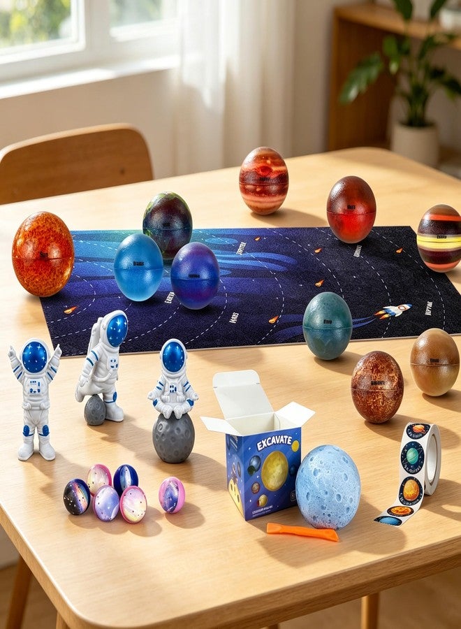 PPXMEEUDC 25 PCS Solar System Planets Toys for Kids Outer Space Toys Planet Balls Education Gift for Boys Girls Age 3 5 8 10 Explore Universe Science Playroom Classroom - Image 4