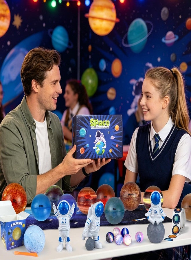 PPXMEEUDC 25 PCS Solar System Planets Toys for Kids Outer Space Toys Planet Balls Education Gift for Boys Girls Age 3 5 8 10 Explore Universe Science Playroom Classroom - Image 5