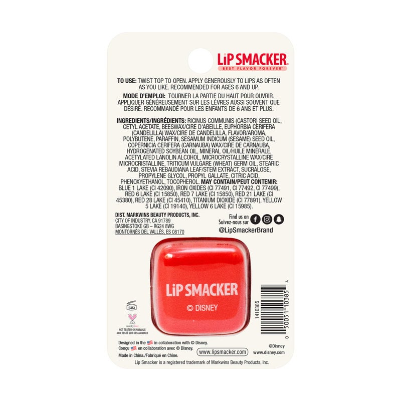 Lip Smacker Disney Minnie Mouse Cube Flavored Lip Balm, Minnie Joyful Cotton Candy, Clear, For Kids - Image 4