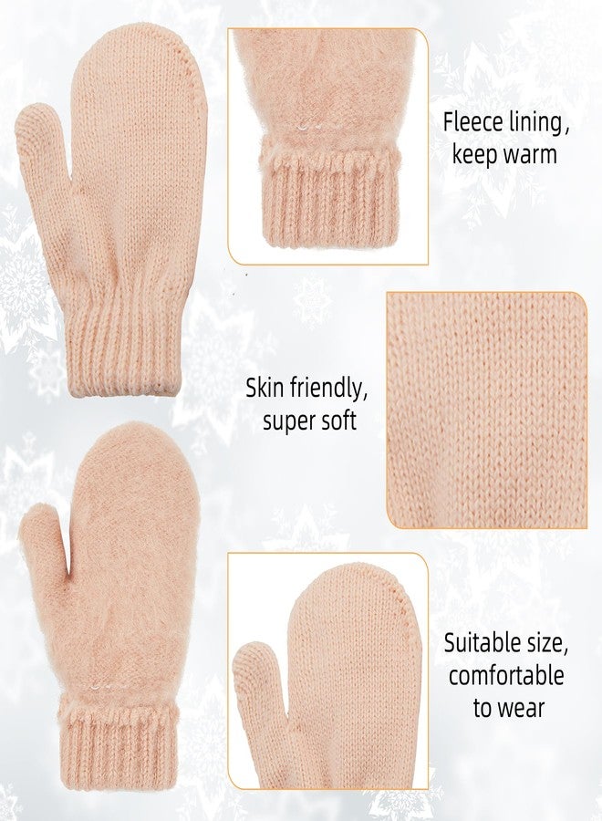 زاندو قبعة شتوية للأطفال من زاندو مزينة بكرة صوفية - قبعات شتوية محبوكة للأولاد والبنات، من عمر 4 إلى 8 سنوات، لون بنفسجي فاتح - Image 3