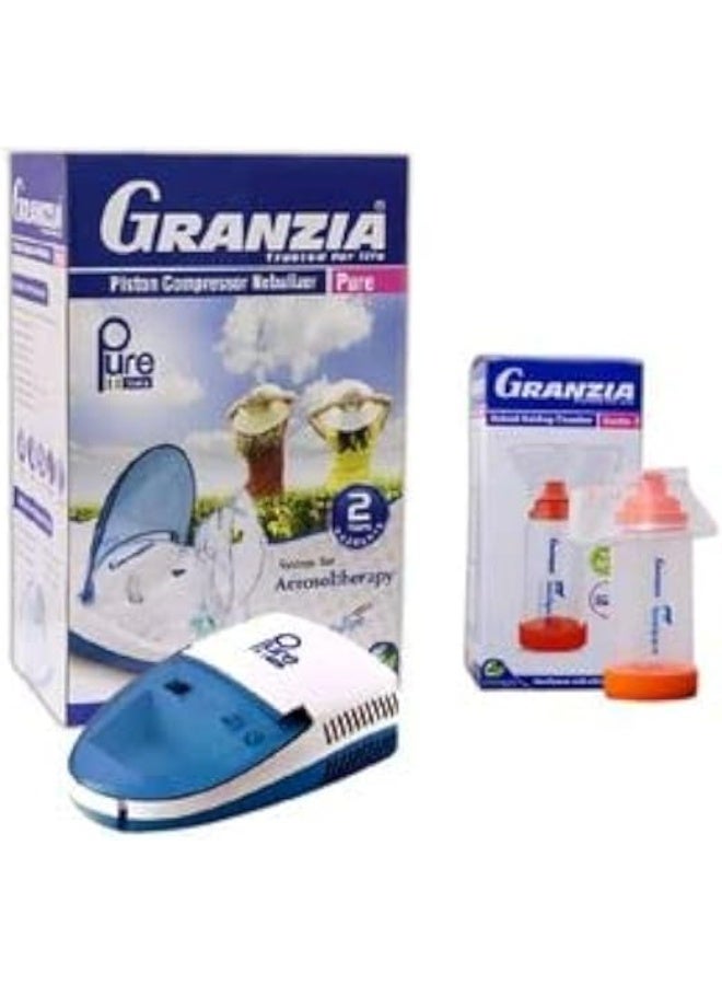 Italian Nebulizer & Aerochamber Vento 2 (6-12 Years) – High-Quality Breathing Kit for Kids – Easy-to-Use Relief & Ideal Gift Set