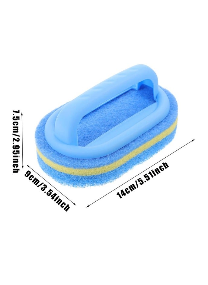 2pcs Household Cleaning Tools Quality Sponge Cleaning Brush with Handle Perfect for Daily Use in Kitchen Thick Sponge Brush - Image 2