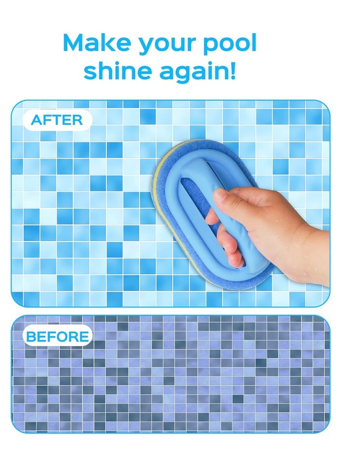 2pcs Household Cleaning Tools Quality Sponge Cleaning Brush with Handle Perfect for Daily Use in Kitchen Thick Sponge Brush - Image 5