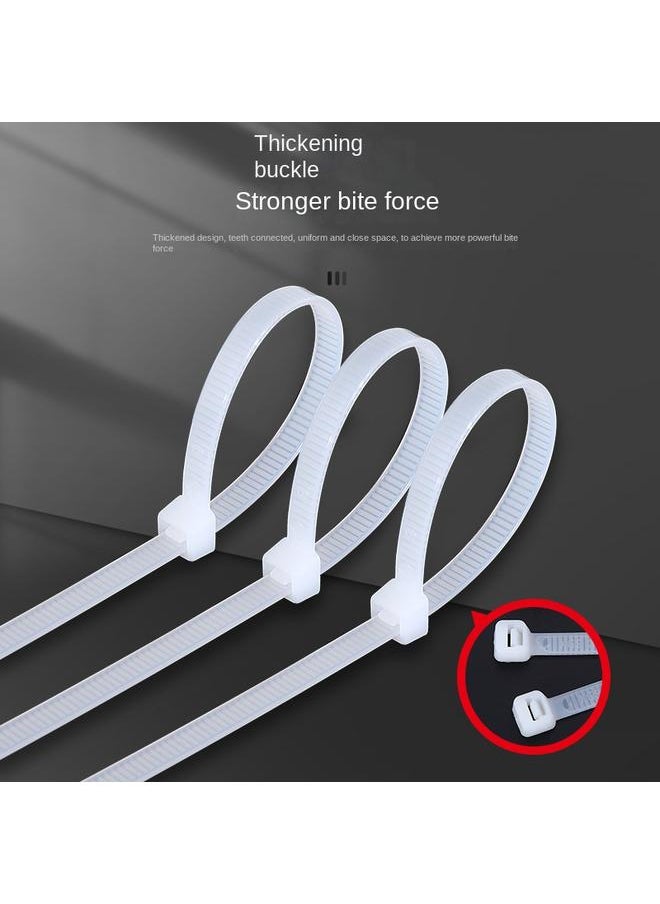 Bluejw - Cable Tie Nylon Self-locking Plastic Tie Fixed Wire Cable Tie Strap Strong Black White Free Shipping - Image 1