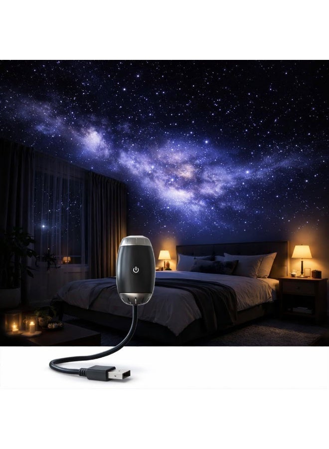 USB Car Projector Galaxy Night Light, Car Roof Star Light , Multiple Modes Romantic Galaxy Ambient Lamp for Car, Bedroom, Ceiling, Party, Gift - Image 2