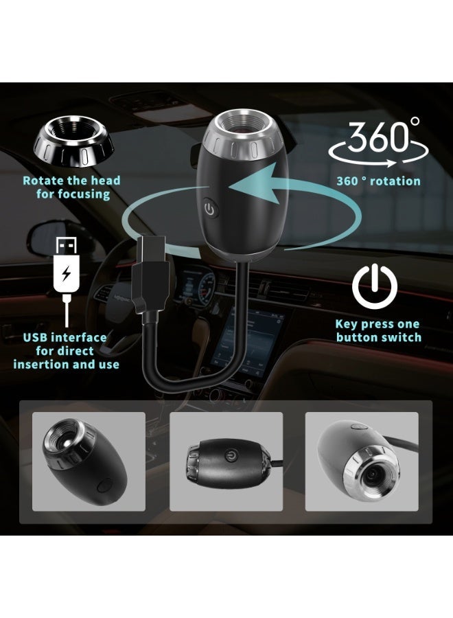 USB Car Projector Galaxy Night Light, Car Roof Star Light , Multiple Modes Romantic Galaxy Ambient Lamp for Car, Bedroom, Ceiling, Party, Gift - Image 3