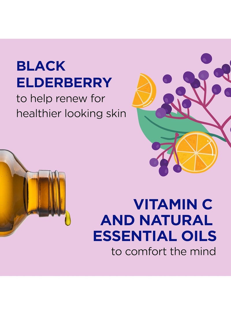 Dr Teal's Kids 3-in-1 Bubble Bath, Body Wash and Shampoo Elderberry and Vitamin C 591 ML - Image 3