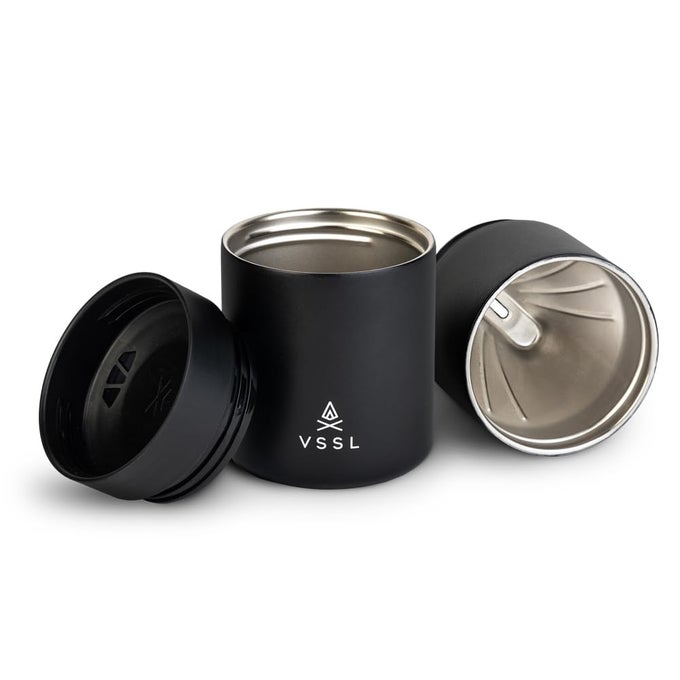 NEST POUR OVER COFFEE SET TRANSPORTABLE AND COMPACT POUR OVER SET WITH 10 OZ DOUBLE WALLED MUG