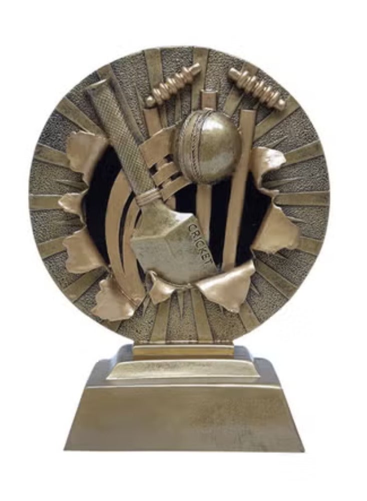 سبال كأس الكريكيت الذهبي - جائزة رياضية من الراتنج للمدرسة والنادي والبطولة - Image 1