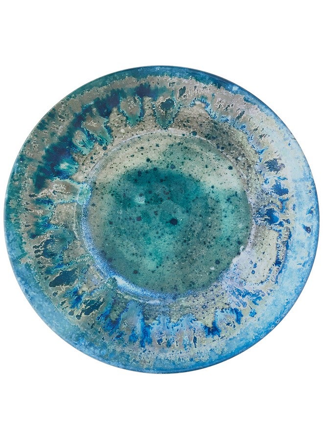 Certified International طقم أدوات مائدة ميلامين 12 قطعة بلون تيل - خدمة لـ 4 أشخاص، أطباق وأوعية، أدوات مائدة خارجية، أطباق ساحلية، غير قابلة للكسر، آمنة في غسالة الصحون، ميلامين ثقيل، مظهر ريفي - Image 3