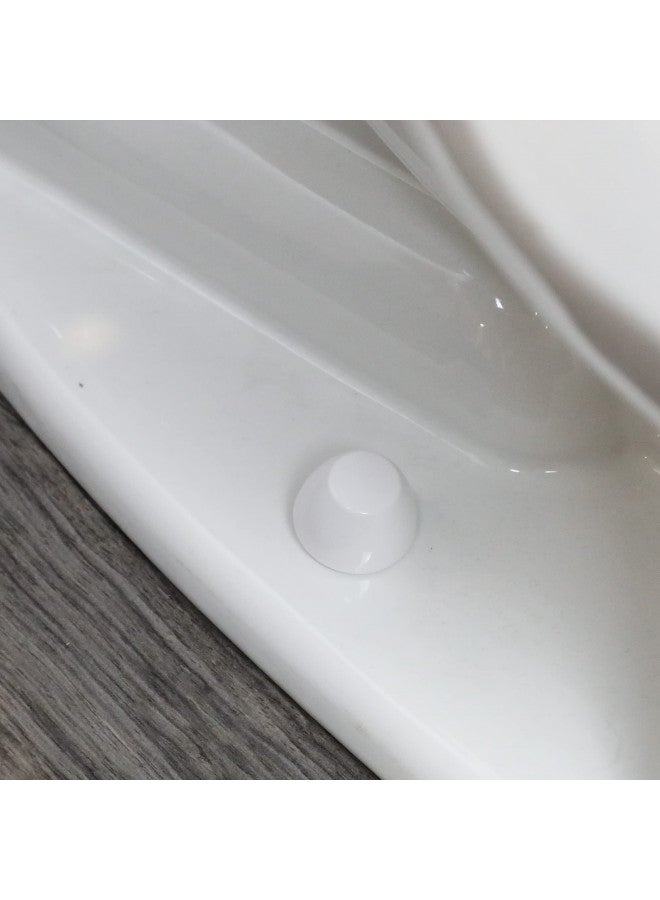 Danco 80821 Snap on Round Toilet Bolt Caps in White, Pack of 2 - Image 4