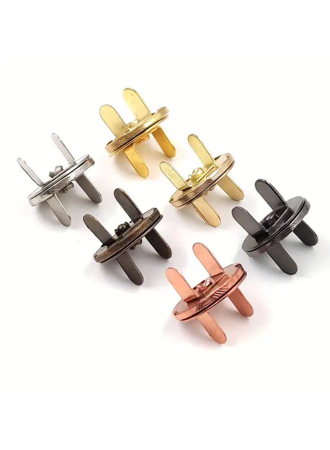 10mm Copper Magnetic Buttons 10 Sets for Bags Wallet Automatic Adsorption Metal Snaps - Image 4
