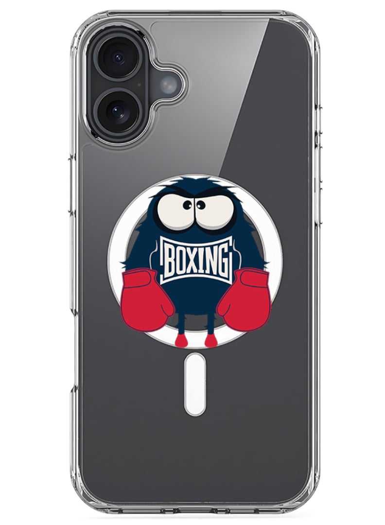 Theodor iPhone 16 Magsafe Magnetic Case Compatible with Wireless Charging, Shockproof Phone Bumper Cover - Boxing - Image 1