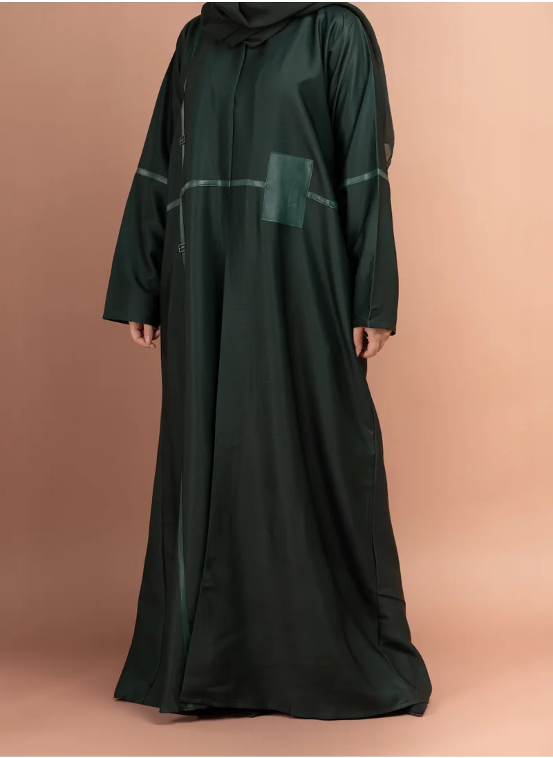 IKKXA Modern Emirati Abstract Abaya AIK5050