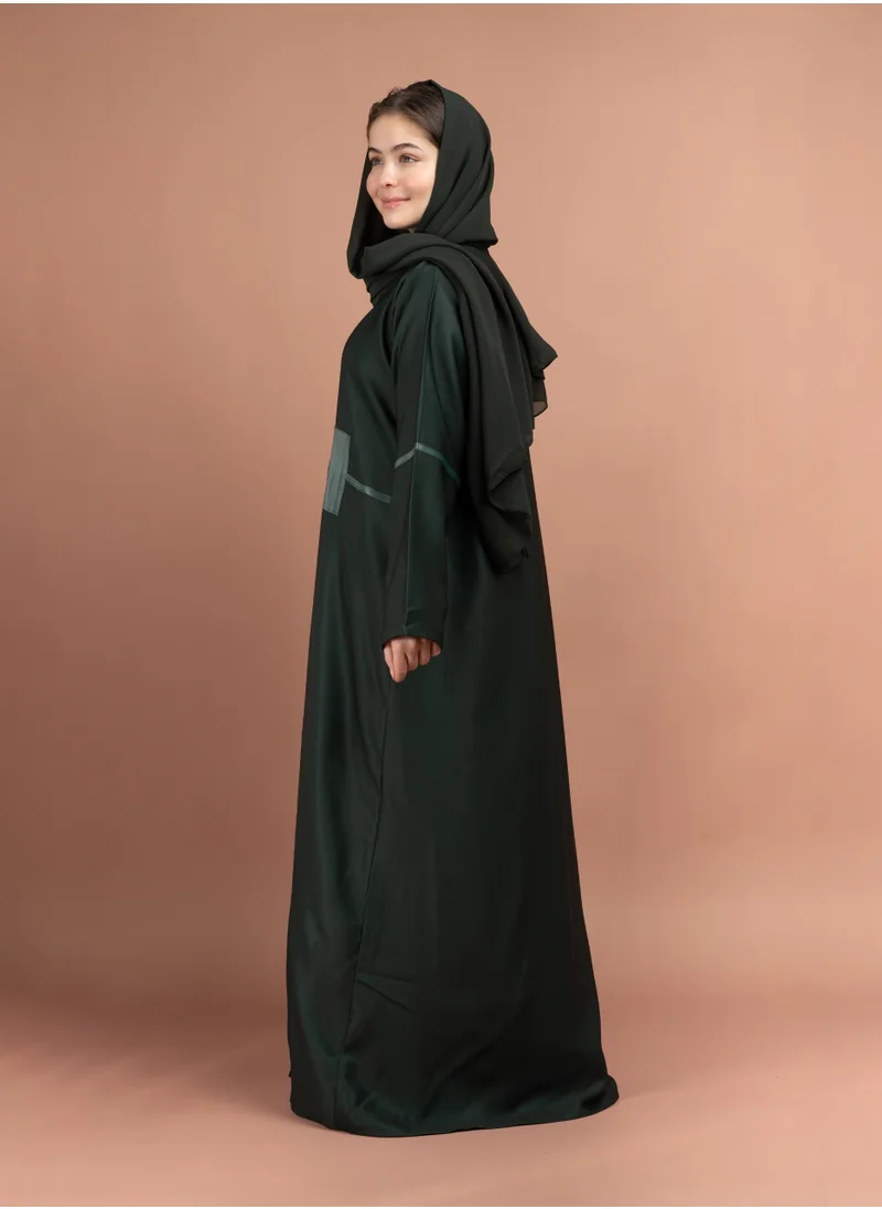 IKKXA Modern Emirati Abstract Abaya AIK5050