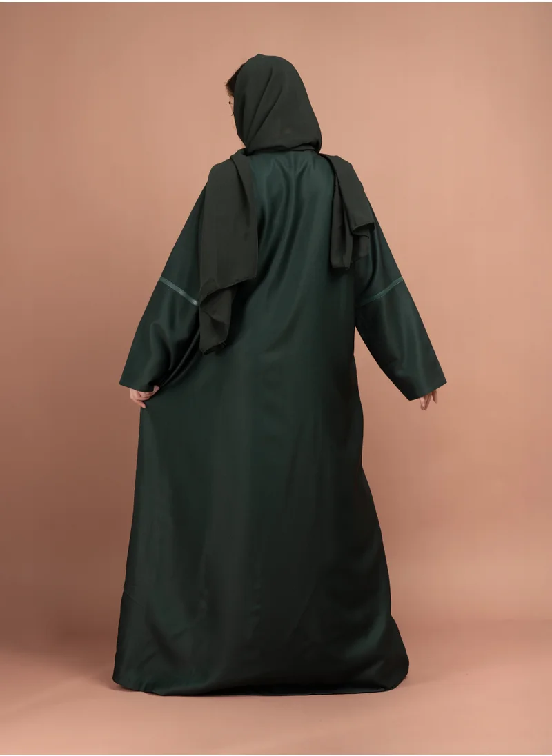 IKKXA Modern Emirati Abstract Abaya AIK5050