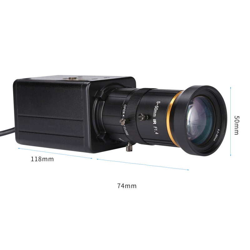 4K HD Webcam: 5-50mm Varifocal Lens 10X Digital Zoom - IMX317 CMOS Sensor Plug And Play For Video Conference Online Teaching Live Webcasting - Image 2