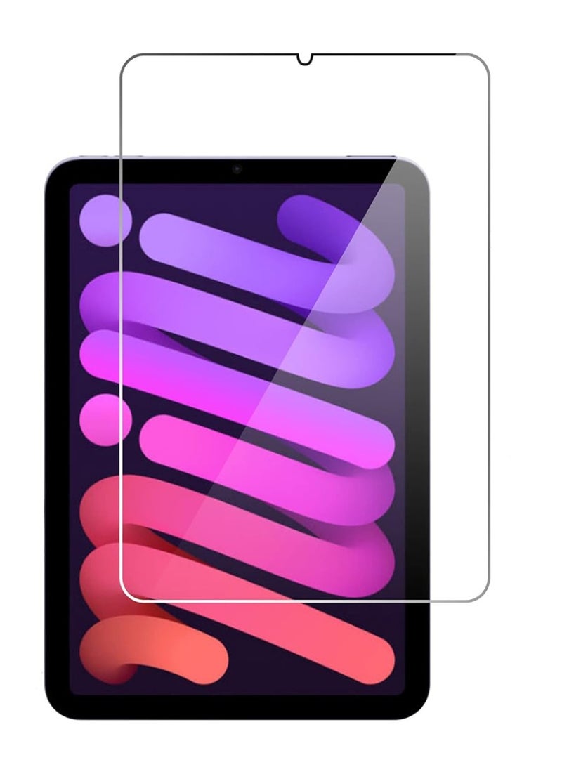 حزمة واحدة من واقي الشاشة لجهاز iPad Mini 7 (A17 Pro) 2024 و Mini 6 2021 بحجم 8.3 بوصة، زجاج مقسى لجهاز iPad Mini الجيل السابع/السادس A2993 A2995 A2996 - شفاف - Image 1