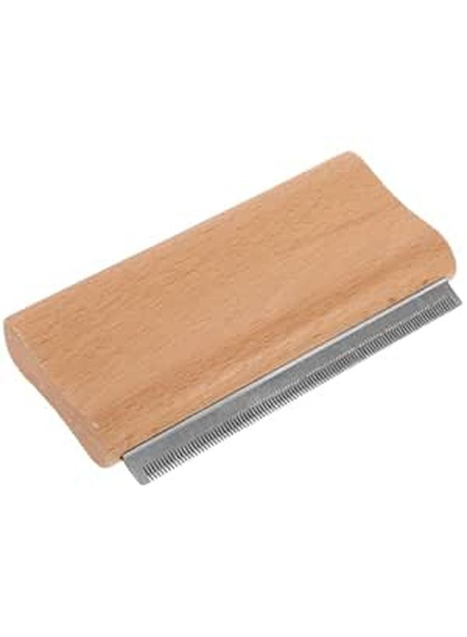 Wooden Handle Large 12 5cm Teeth Pet Horse Shedding Brush Grooming Comb for Farm Stable Body Cleaning - Image 1