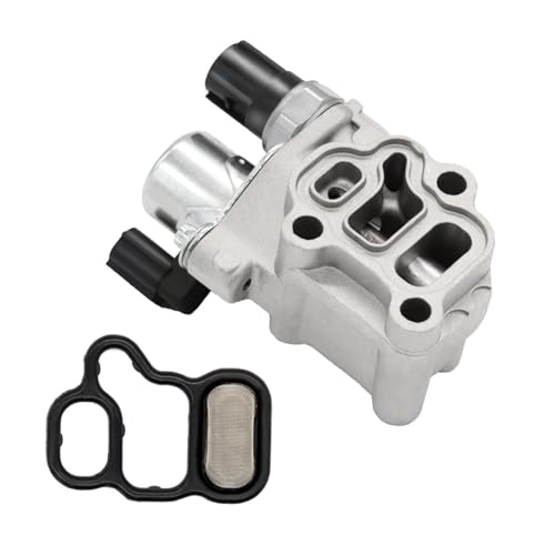 Yunnergo 15810-RAA-A03 VTEC Solenoid Spool Valve with Timing Oil Pressure Switch and Gasket Compatible with Accord Civic CR-V Element RSX 2002-2011 2.0L 2.3L 2.4L 3.0L 15810-PNE-G01 15810-PPA-A01 1581 - Image 1