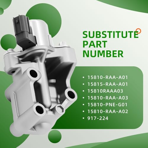 Yunnergo 15810-RAA-A03 VTEC Solenoid Spool Valve with Timing Oil Pressure Switch and Gasket Compatible with Accord Civic CR-V Element RSX 2002-2011 2.0L 2.3L 2.4L 3.0L 15810-PNE-G01 15810-PPA-A01 1581 - Image 3