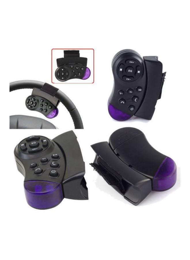 NIBEMINENT Bluetooth And FM Transmitter Car Kit With Steering Wheel Remote - Image 3