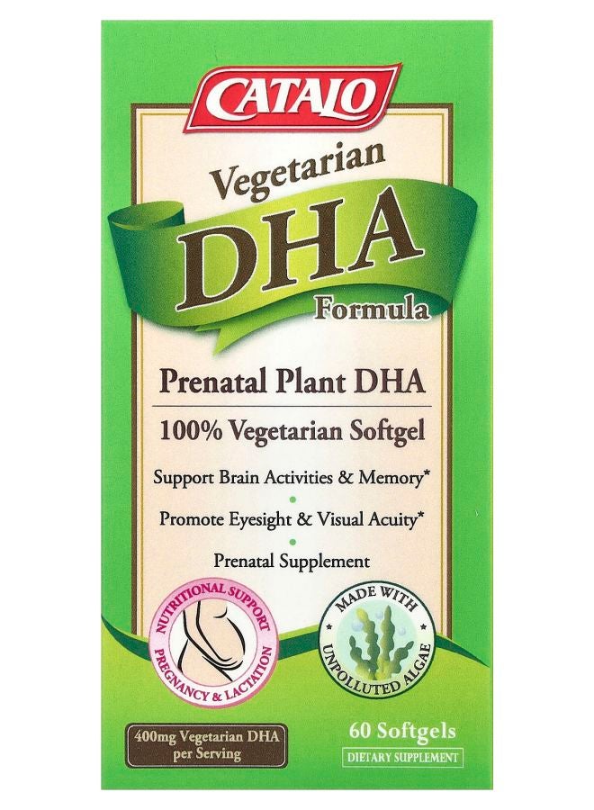 Vegetarian DHA Formula 60 Softgels