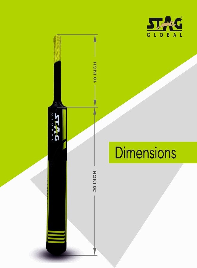 STAG Global Plastic Cricket Bat - Lightweight & Durable for All Ages | Hard Plastic Bat for Tennis & Soft Ball Cricket | Perfect for Indoor & Outdoor Play (Cricket Bat) - Image 5